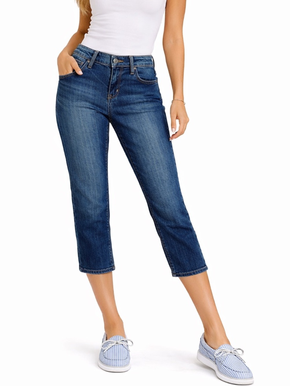 OLD NAVY flirt jean capris women’s 2